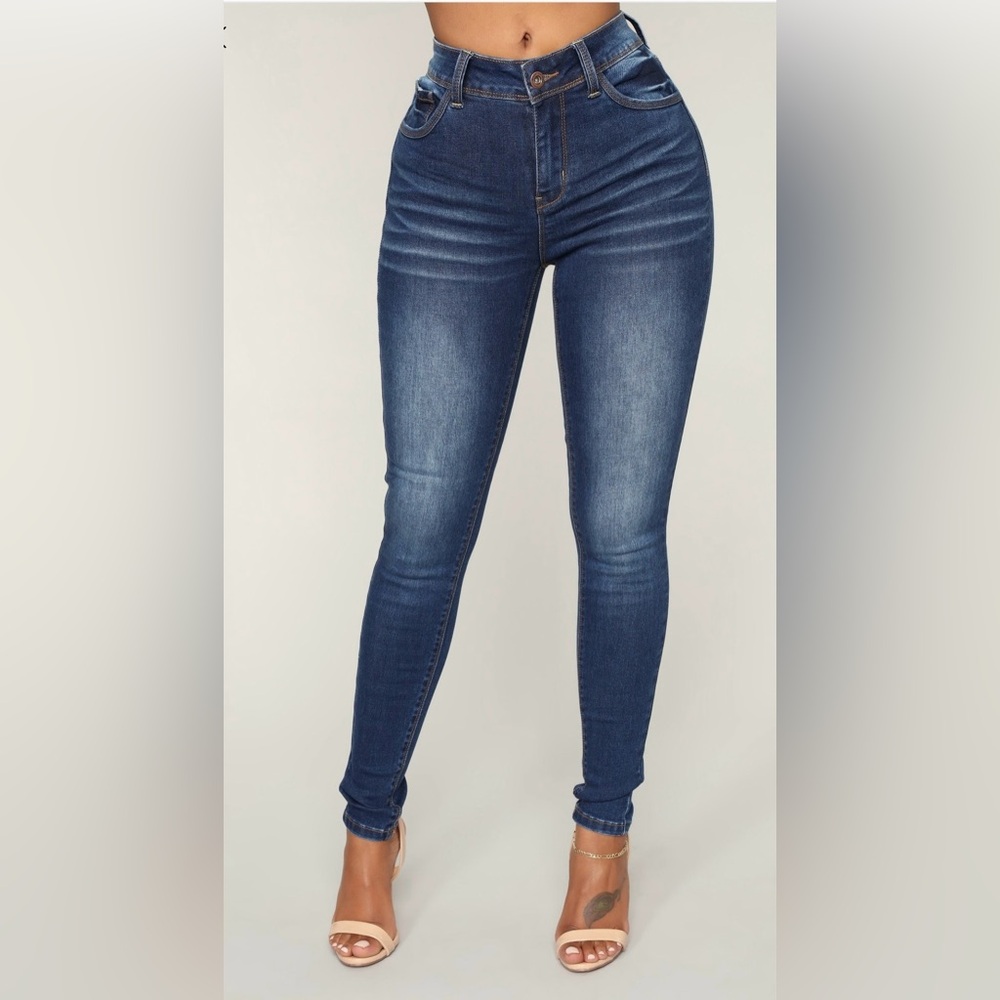 Stylish Blue Skinny Jeans
